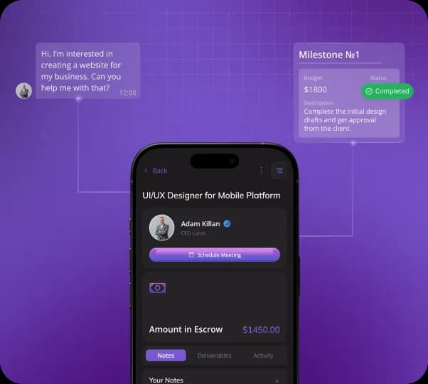 All-in-one workspace project management interface