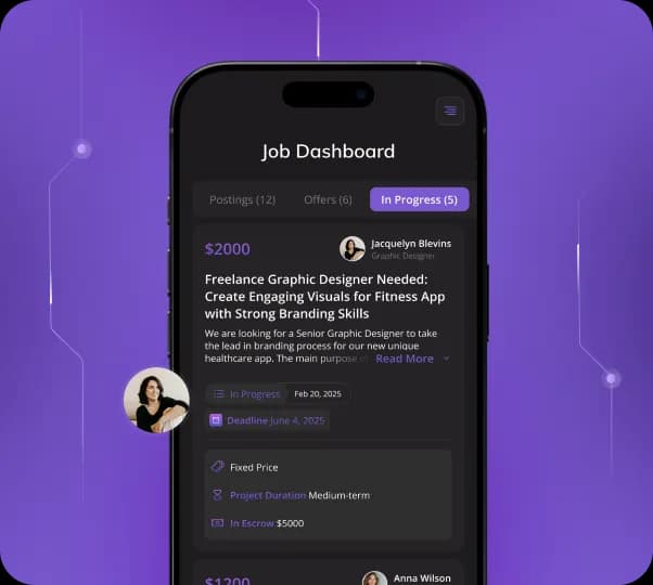 Streamlined hiring with ID-verified freelancers
