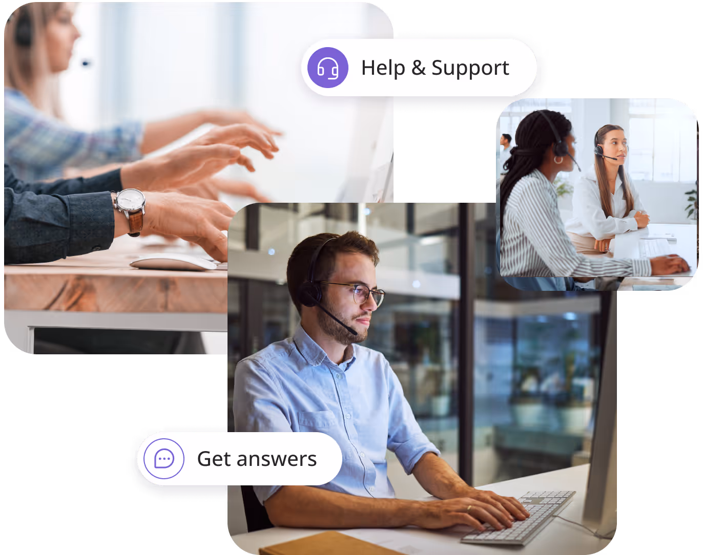 people working on computers